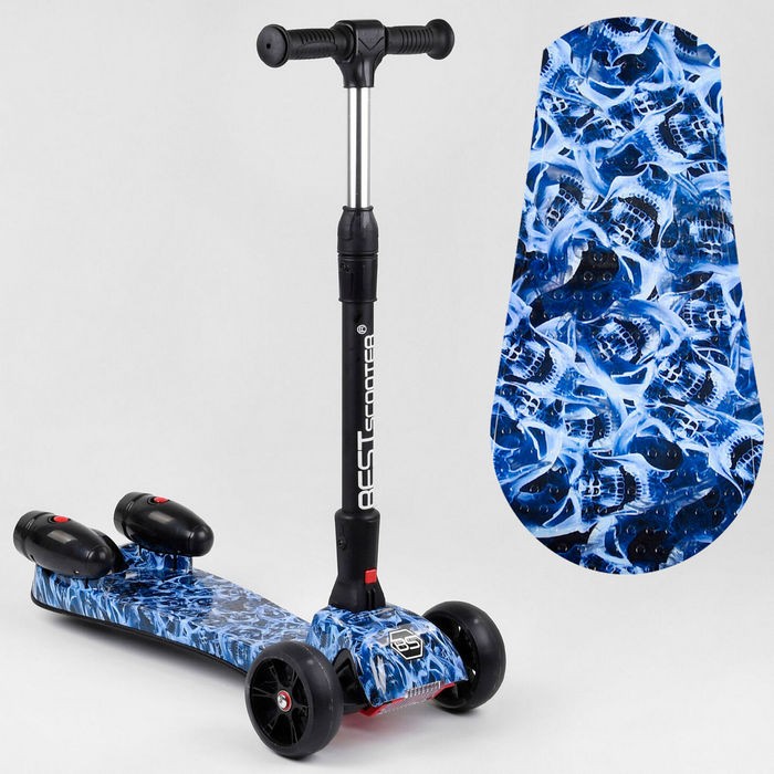 Самокат Best Scooter Maxi складной с дымом и музыкой светящиеся колеса Черно-синий (46189)
Самокат Best Scooter Maxi складной с дымом и музыкой светящиеся колеса Черно-синий (46189)