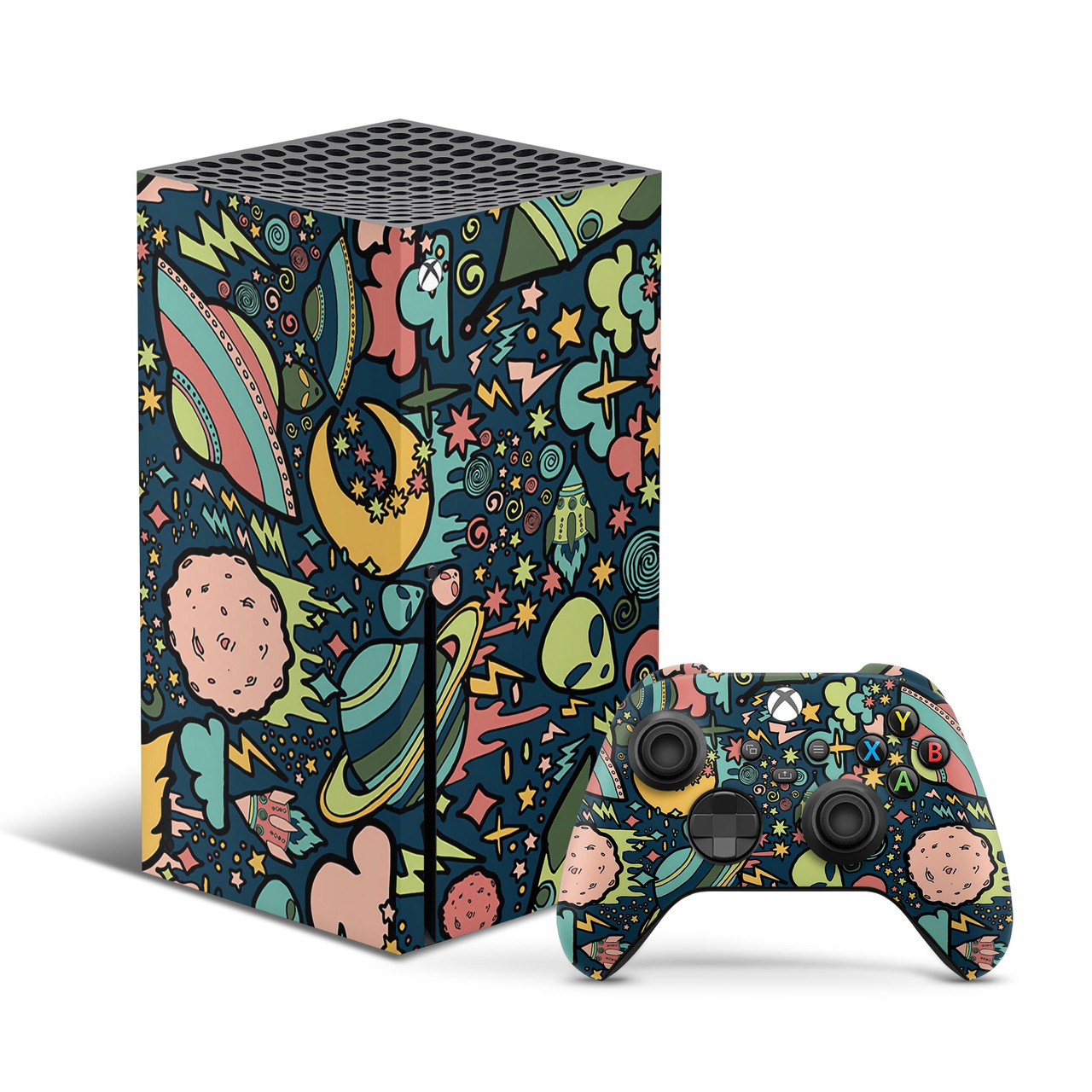 Виниловые наклейки для Xbox Series X, Xbox Series S, Xbox One X, Xbox One S Летающая тарелка
Виниловые наклейки для Xbox Series X, Xbox Series S, Xbox One X, Xbox One S Летающая тарелка
