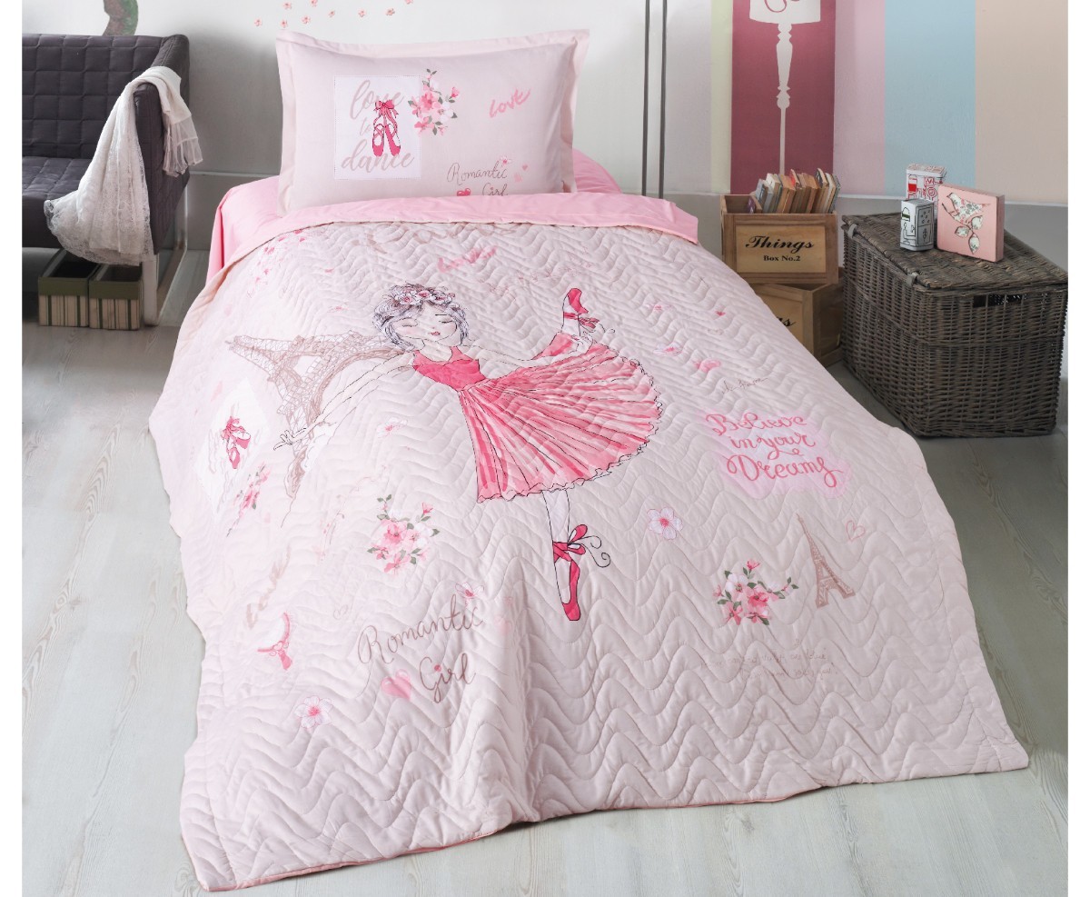 Покрывало подростковое стеганное хлопковое с наволочкой Aran Clasy 180x240 Romantic Girl
Покрывало подростковое стеганное хлопковое с наволочкой Aran Clasy 180x240 Romantic Girl