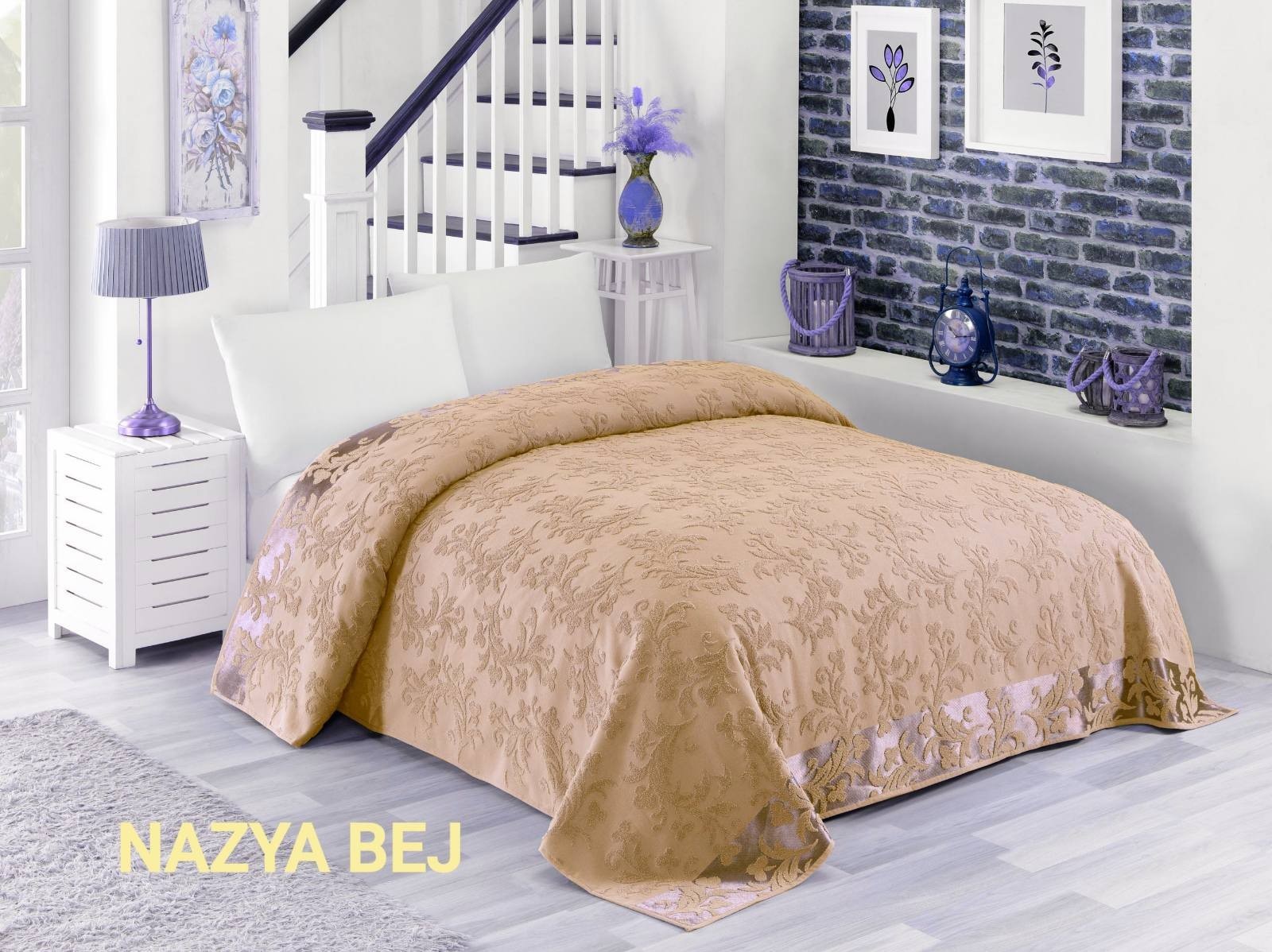 Махровая хлопковая жаккардовая простынь Zeron 150х220 Полуторный Турция NAZYA BEJ Бежевый
Махровая хлопковая жаккардовая простынь Zeron 150х220 Полуторный Турция NAZYA BEJ Бежевый