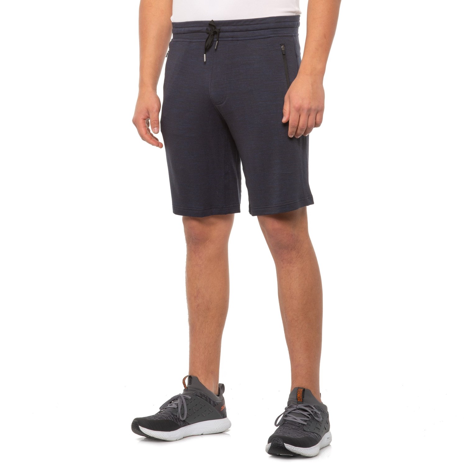 Шорты 90 Degree by Reflex French Terry with Zip Pockets Heather Black Navy, XL (50)
Шорты 90 Degree by Reflex French Terry with Zip Pockets Heather Black Navy, XL (50)