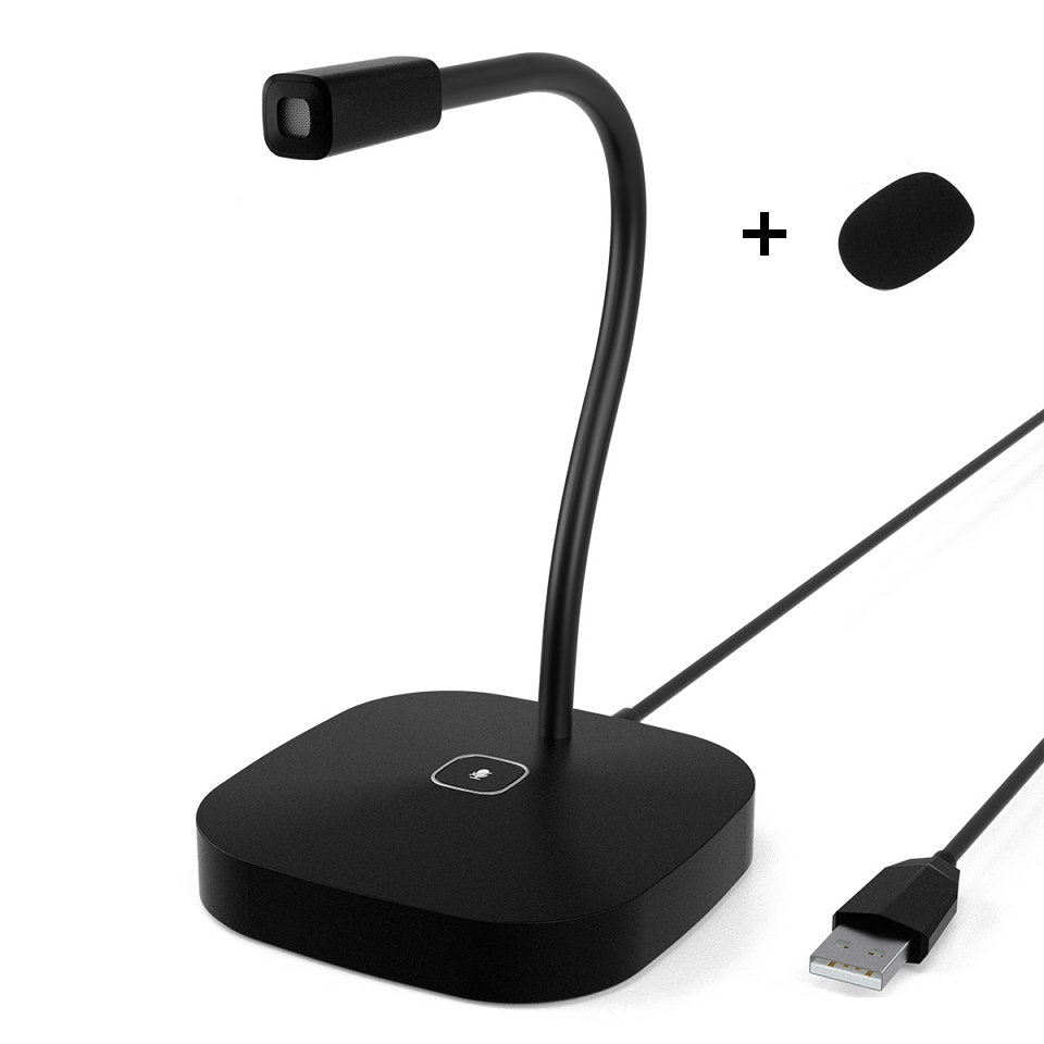 Микрофон проводной (1.5 м) сенсорный для компьютера ноутбука дома Soncm G22 Black + ветрозащита
Микрофон проводной (1.5 м) сенсорный для компьютера ноутбука дома Soncm G22 Black + ветрозащита