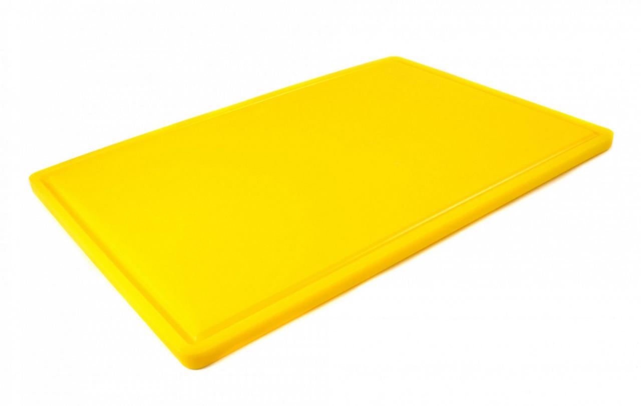 Дошка кухонна One Chef жовта з жолобом 60х40 см h1,8 см hdpe (поліетилен високої щільності)
Дошка кухонна One Chef жовта з жолобом 60х40 см h1,8 см hdpe (поліетилен високої щільності)