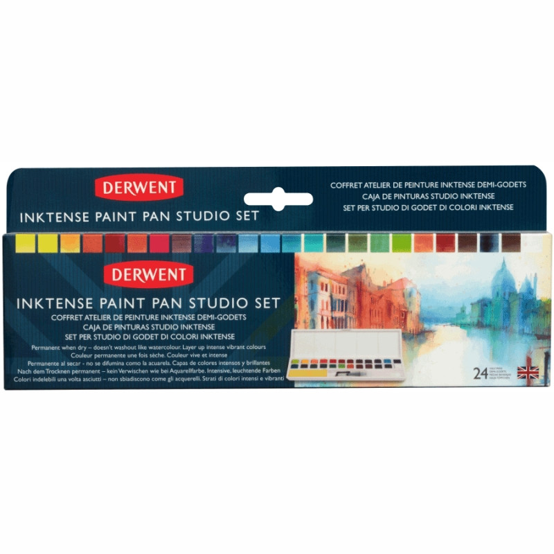 Краски чернильные Derwent Inktense Paint Pan набор 24шт с кисточкой и резервуаром (5028252594561)
Краски чернильные Derwent Inktense Paint Pan набор 24шт с кисточкой и резервуаром (5028252594561)