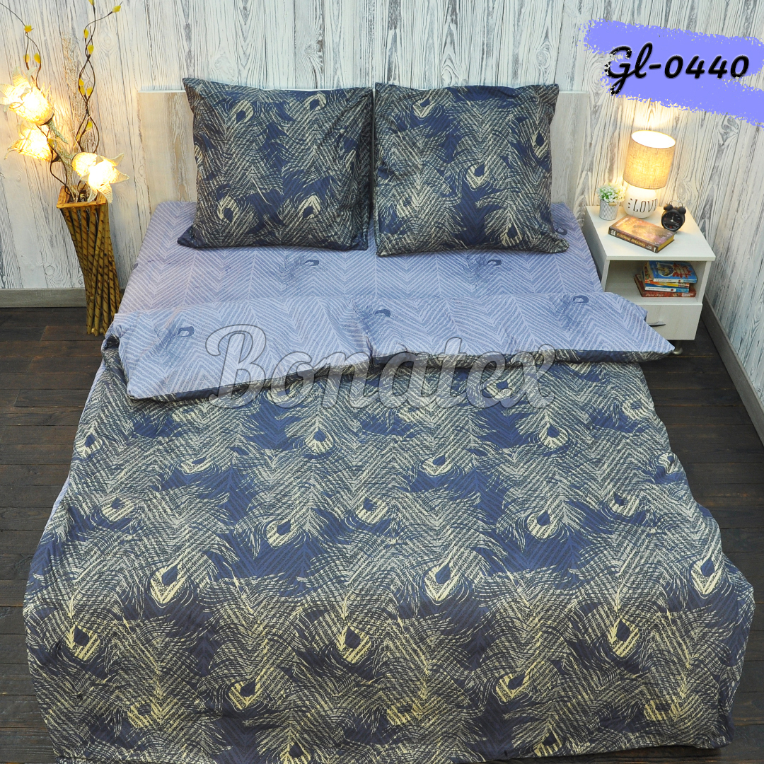 Комплект постільної білизни BonaVita двоспальний бязь Golden feather 180х215 (341-0440)
Комплект постільної білизни BonaVita двоспальний бязь Golden feather 180х215 (341-0440)