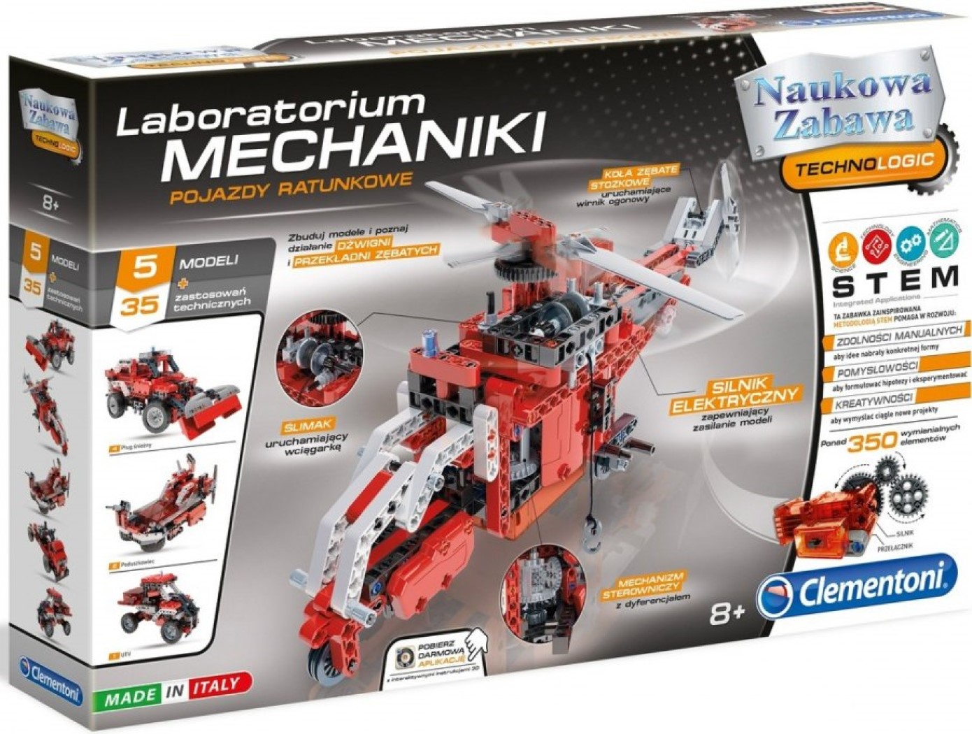 Лаборатории механики Спасательные автомобили Clementoni (60476)
Лаборатории механики Спасательные автомобили Clementoni (60476)