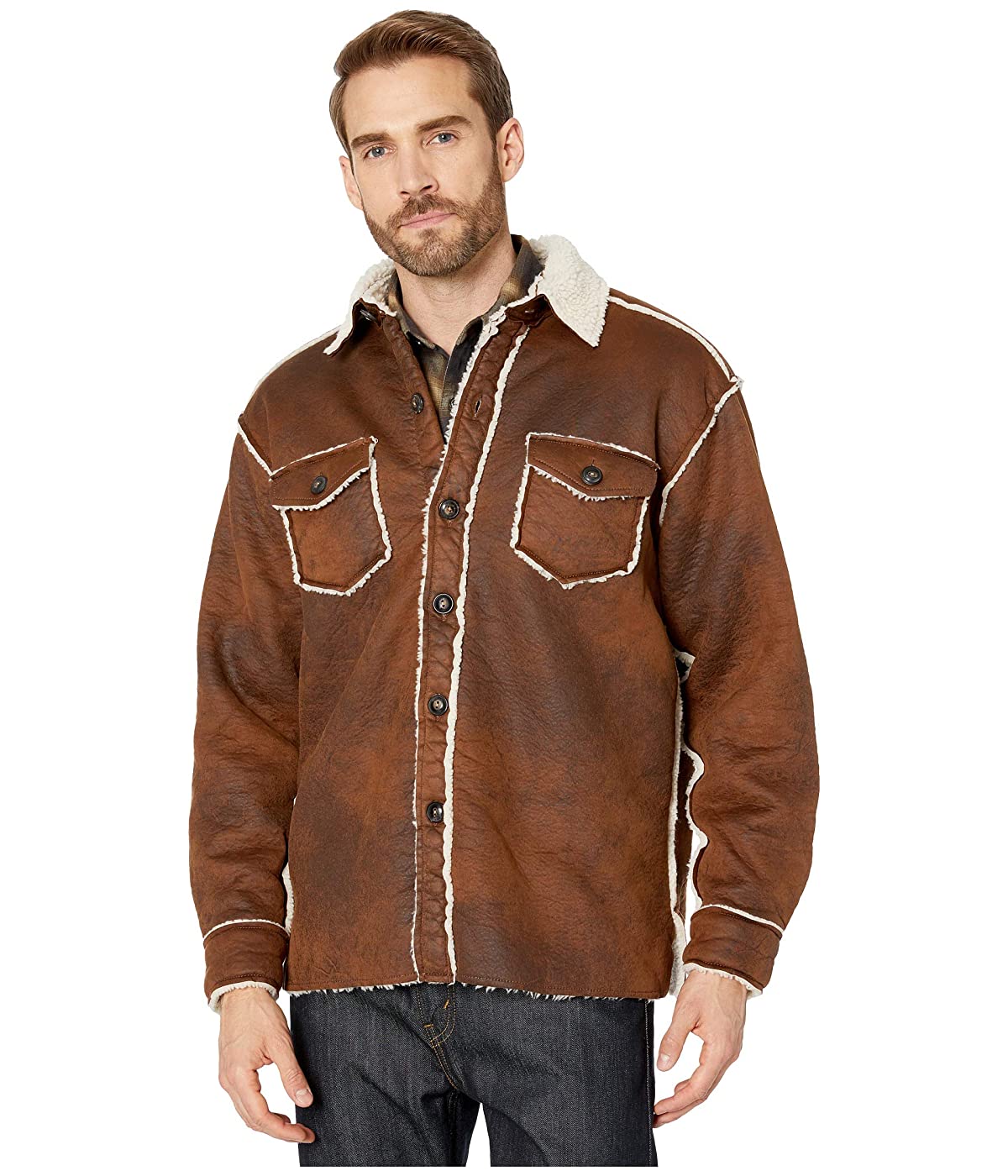 Куртка True Grit Vintage Bonded Faux Leather Two-Pocket Button Jacket Vintage Brown, L (48)
Куртка True Grit Vintage Bonded Faux Leather Two-Pocket Button Jacket Vintage Brown, L (48)