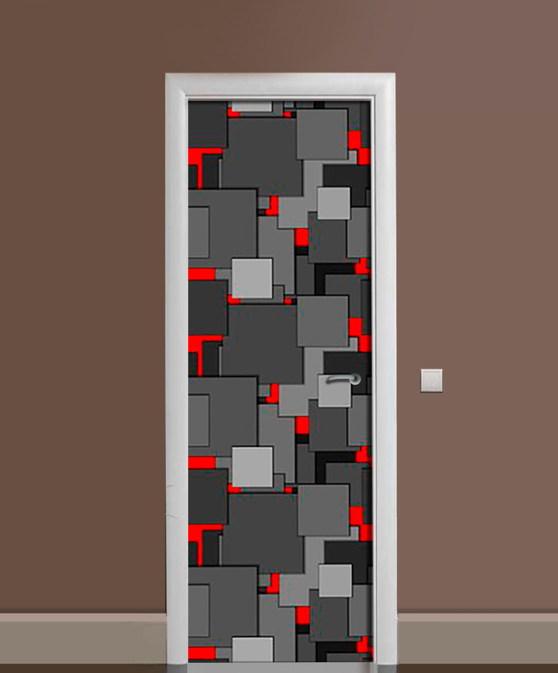 Виниловая 3D наклейка на дверь Zatarga Наслоение деталей 650х2000 мм
Виниловая 3D наклейка на дверь Zatarga Наслоение деталей 650х2000 мм