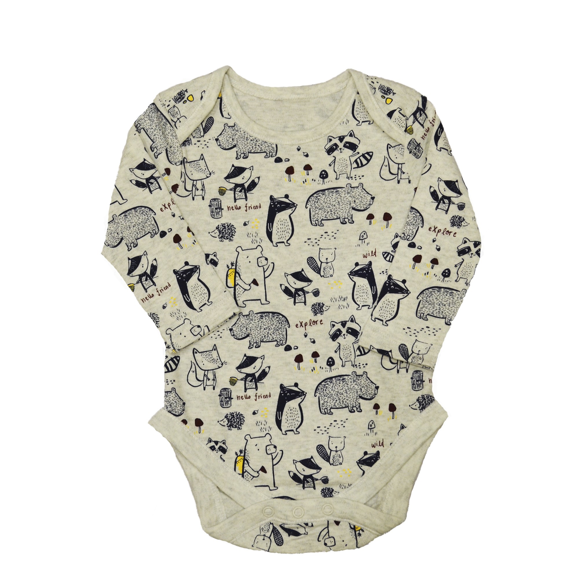 Боди для мальчика ( 1 шт ) George серый с животными на кнопках с длинными рукавами 6-9М (61-72см) 9,5кг 85
Боди для мальчика ( 1 шт ) George серый с животными на кнопках с длинными рукавами 6-9М (61-72см) 9,5кг 85