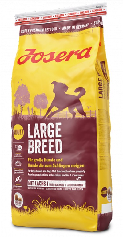 Сухой корм для собак Josera Dog Large Breed, безглютеновый, с птицей и лососем 15 кг (4032254740964)
Сухой корм для собак Josera Dog Large Breed, безглютеновый, с птицей и лососем 15 кг (4032254740964)