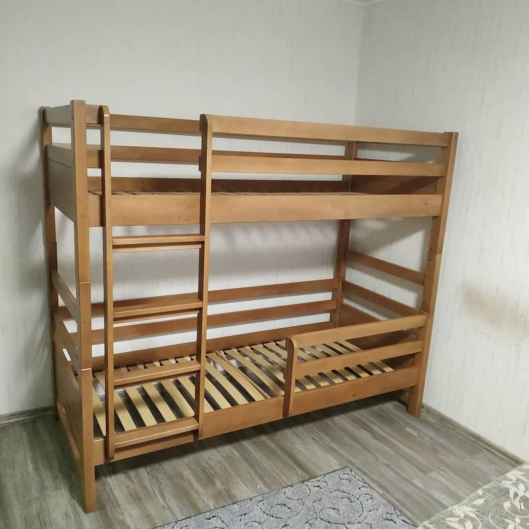 Кровать двухъярусная RainbowDream Филипп 80х190 см массив ольхи в тонировке, без ящиков с бортом
Кровать двухъярусная RainbowDream Филипп 80х190 см массив ольхи в тонировке, без ящиков с бортом