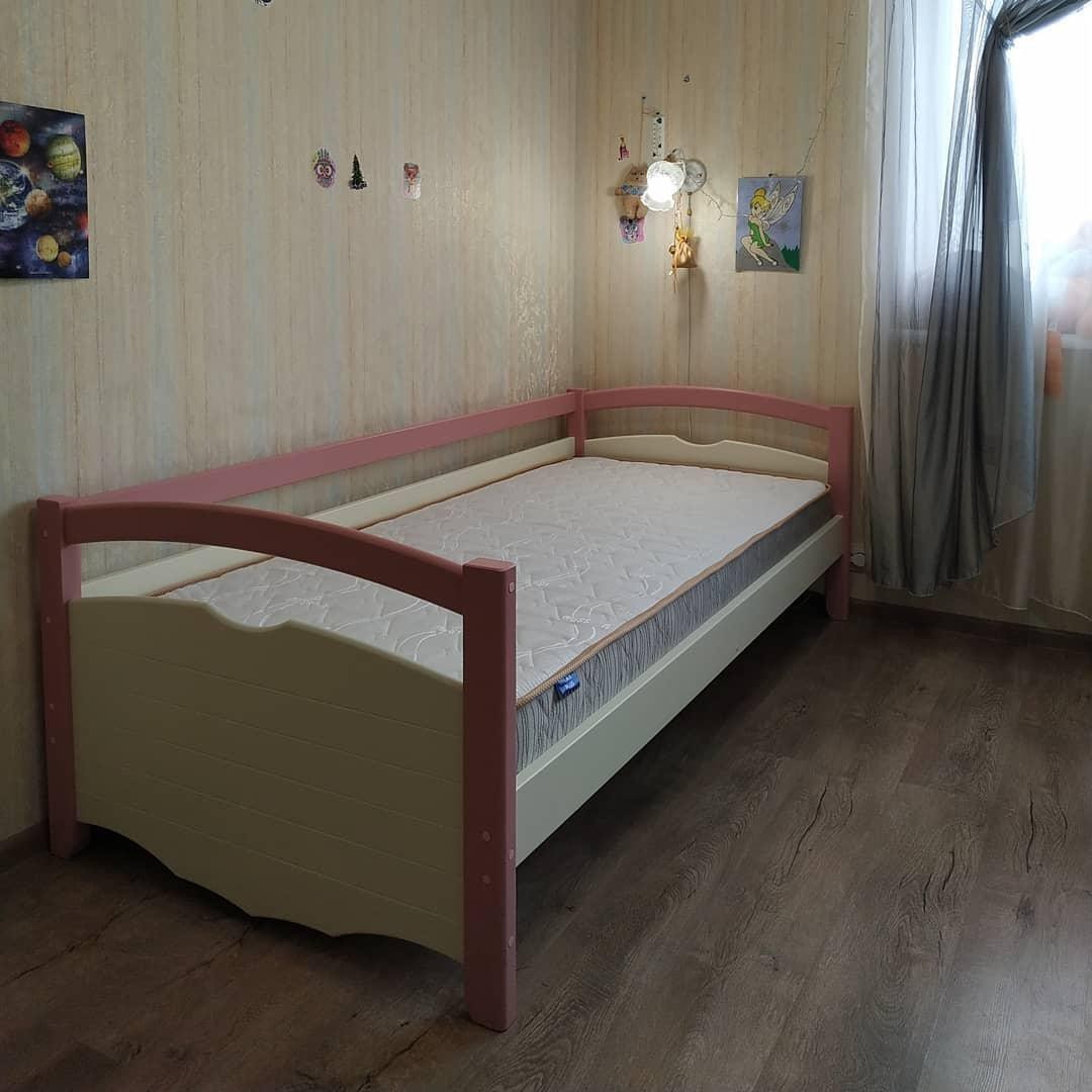Кровать односпальная тахта RainbowDream Фирина 80х200 см ванильно-розовый массив ольхи, без ящиков
Кровать односпальная тахта RainbowDream Фирина 80х200 см ванильно-розовый массив ольхи, без ящиков