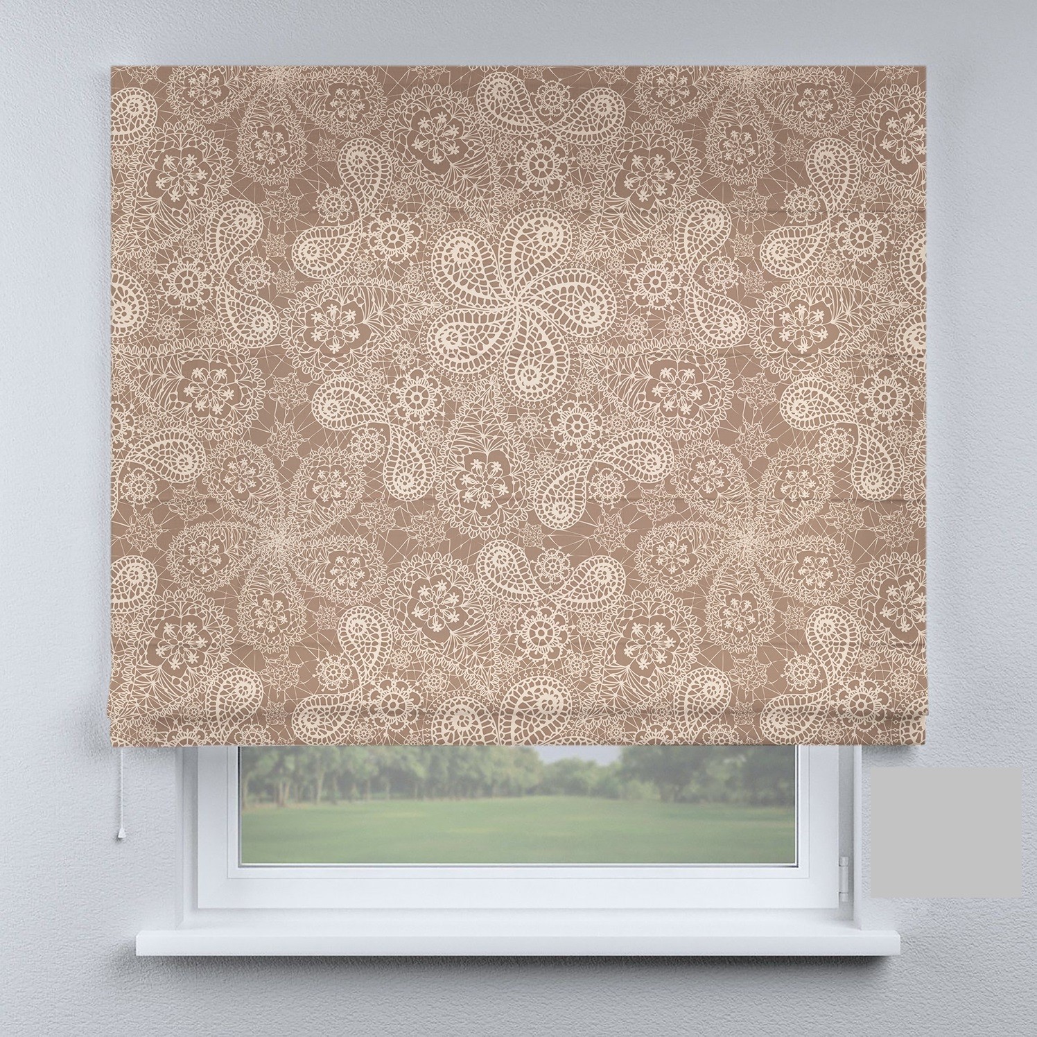 Римские шторы DECOLIV снежинки коричневые 210*170 см
Римские шторы DECOLIV снежинки коричневые 210*170 см