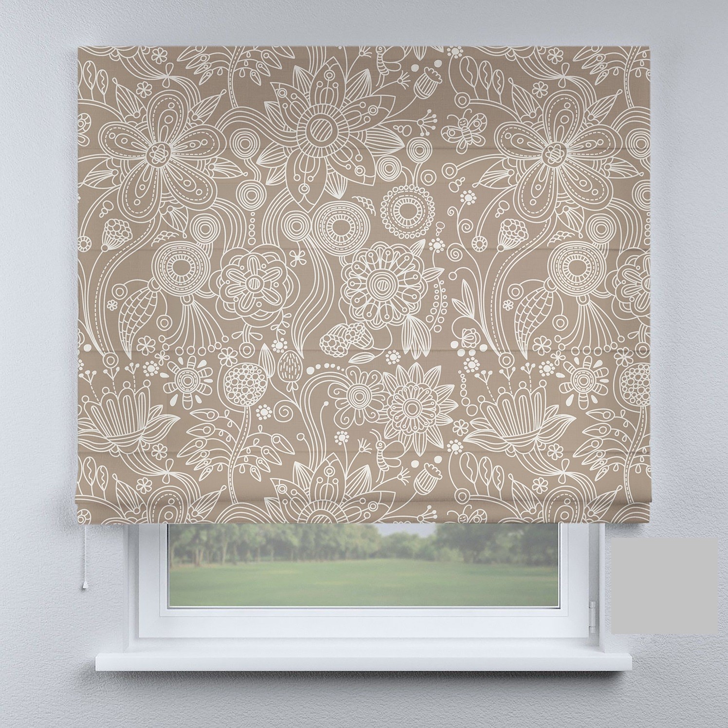 Римские шторы DECOLIV вензеля с кругами коричневыми 120*170 см
Римские шторы DECOLIV вензеля с кругами коричневыми 120*170 см