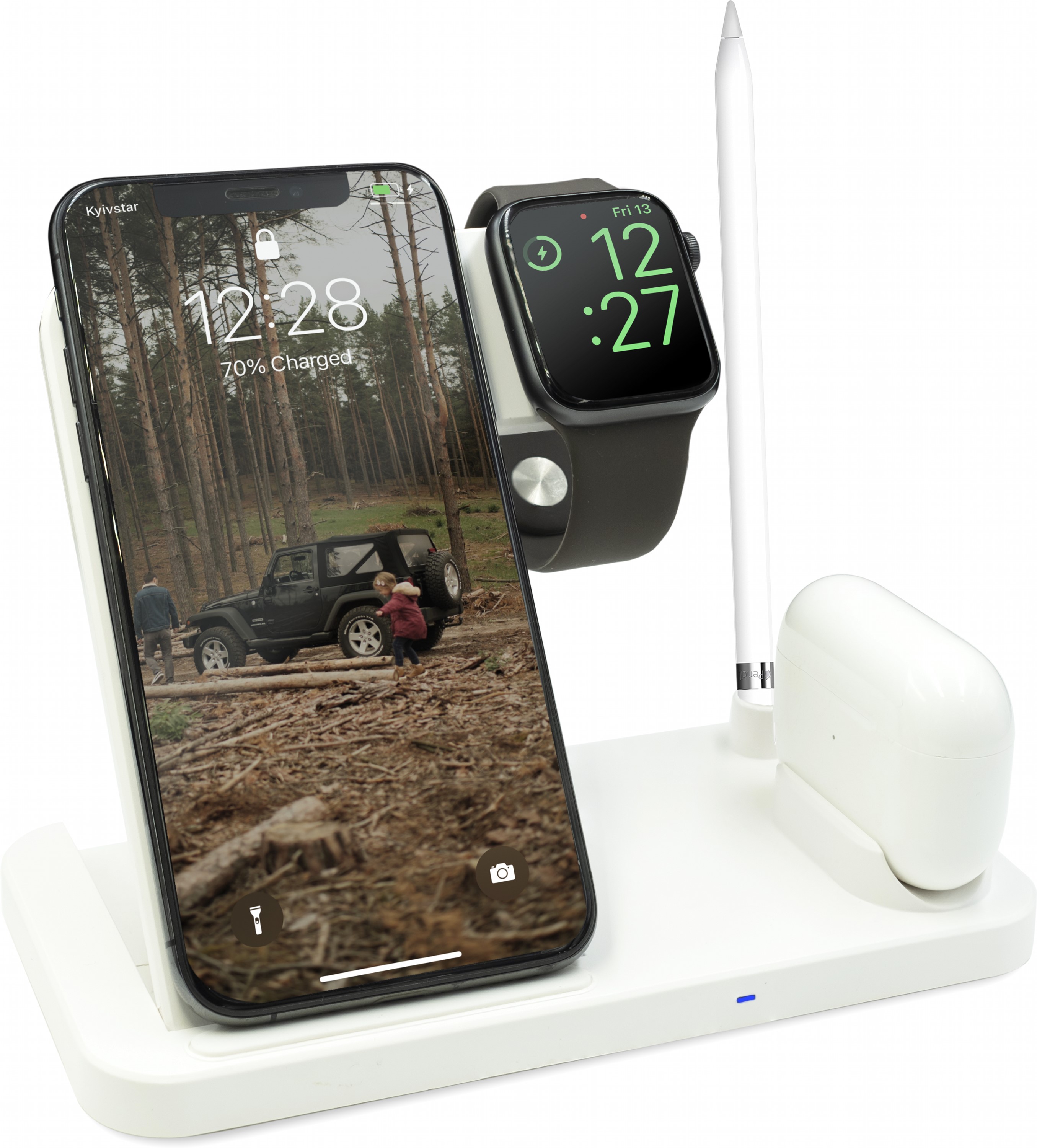 Беспроводное зарядное устройство Qitech Wireless Station 4 в 1 White (QT-4in1W30wh)
Беспроводное зарядное устройство Qitech Wireless Station 4 в 1 White (QT-4in1W30wh)