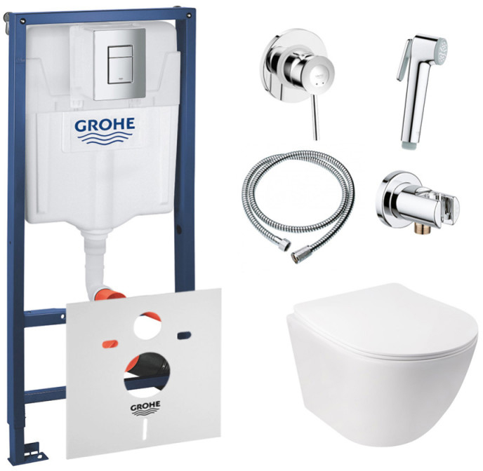 Инсталляция GROHE Rapid SL 38772001 + унитаз QTAP Jay QT07335176W с сиденьем Soft Close дюропласт + душевой гарнитур GROHE BauClassic 111048
Инсталляция GROHE Rapid SL 38772001 + унитаз QTAP Jay QT07335176W с сиденьем Soft Close дюропласт + душевой гарнитур GROHE BauClassic 111048