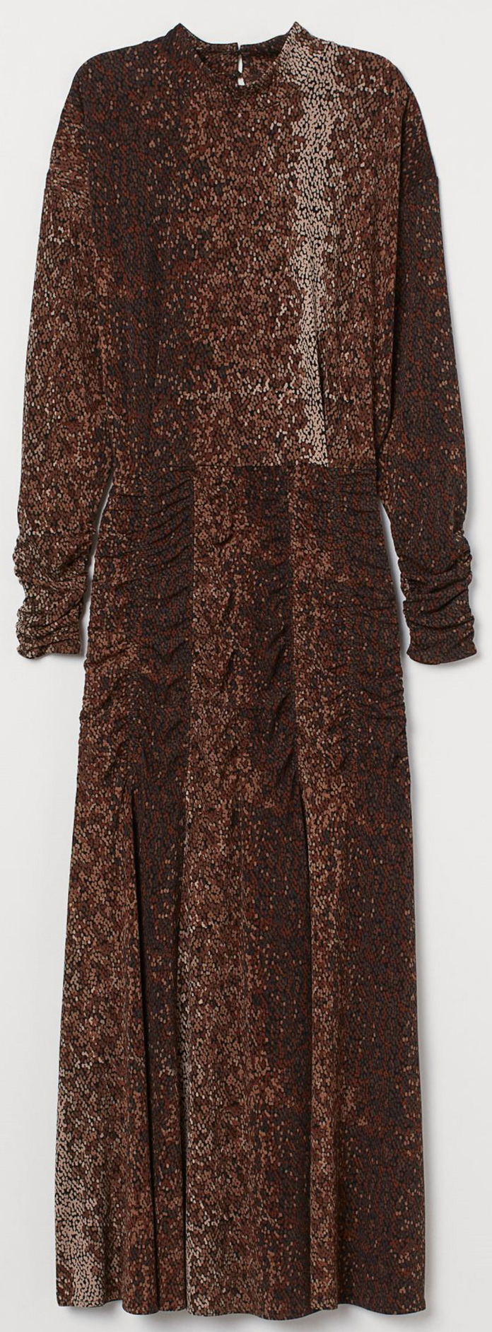 Платье H&M KK7962410 S Коричневое 
Платье H&M KK7962410 S Коричневое