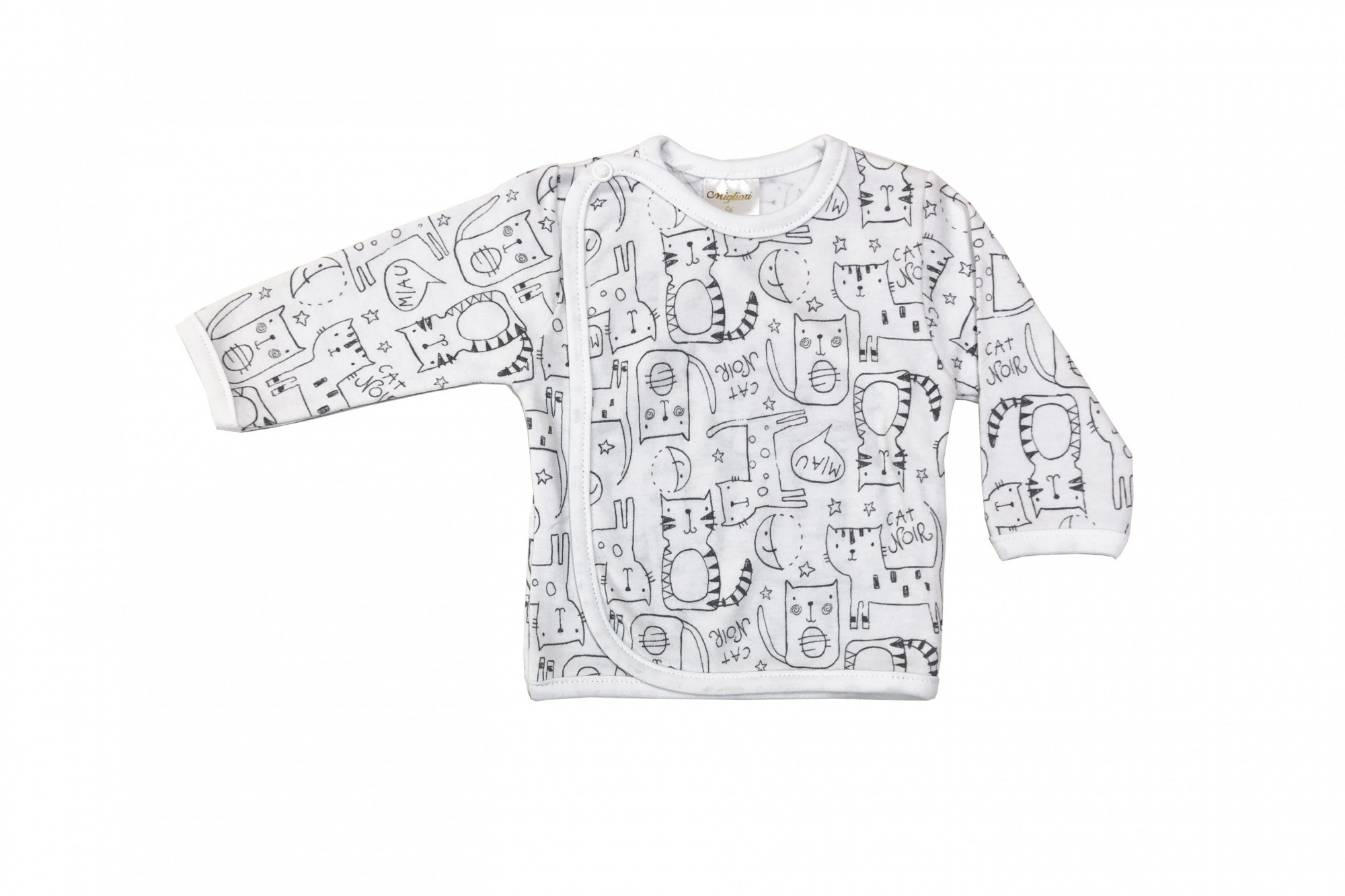 Кофта на запах Migliori ZOO 56 см Белый 8615
Кофта на запах Migliori ZOO 56 см Белый 8615