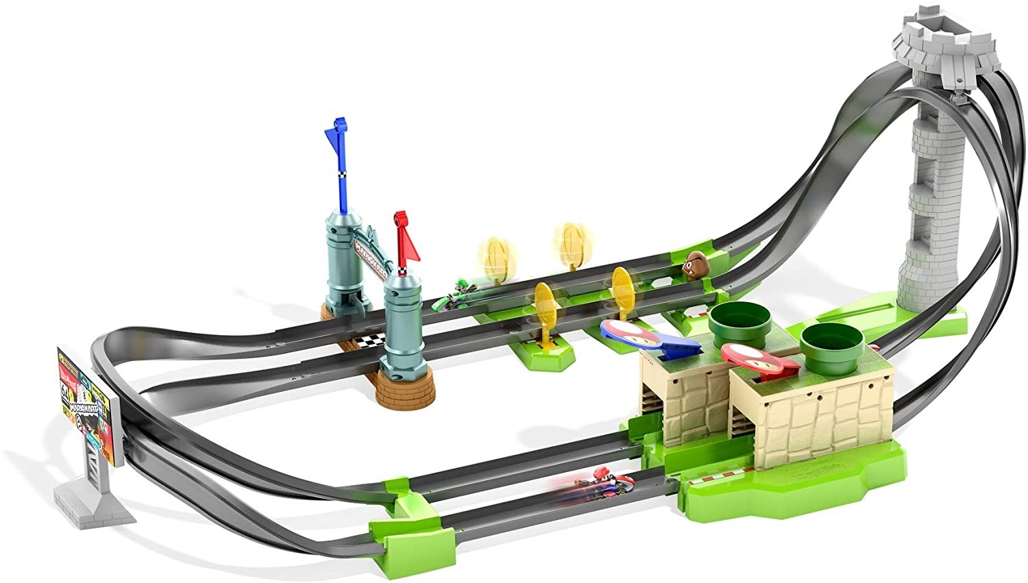 Трек Хот Вилс Марио Карт не моторизированный Hot Wheels Mario Kart Circuit Lite Track Set
Трек Хот Вилс Марио Карт не моторизированный Hot Wheels Mario Kart Circuit Lite Track Set