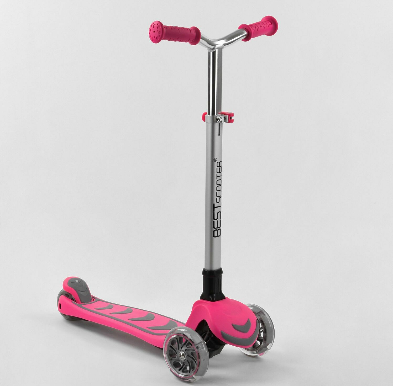 Самокат трехколесный Best Scooter Y-00211 Складной Колеса полиуретан с подсветкой Розовый
Самокат трехколесный Best Scooter Y-00211 Складной Колеса полиуретан с подсветкой Розовый