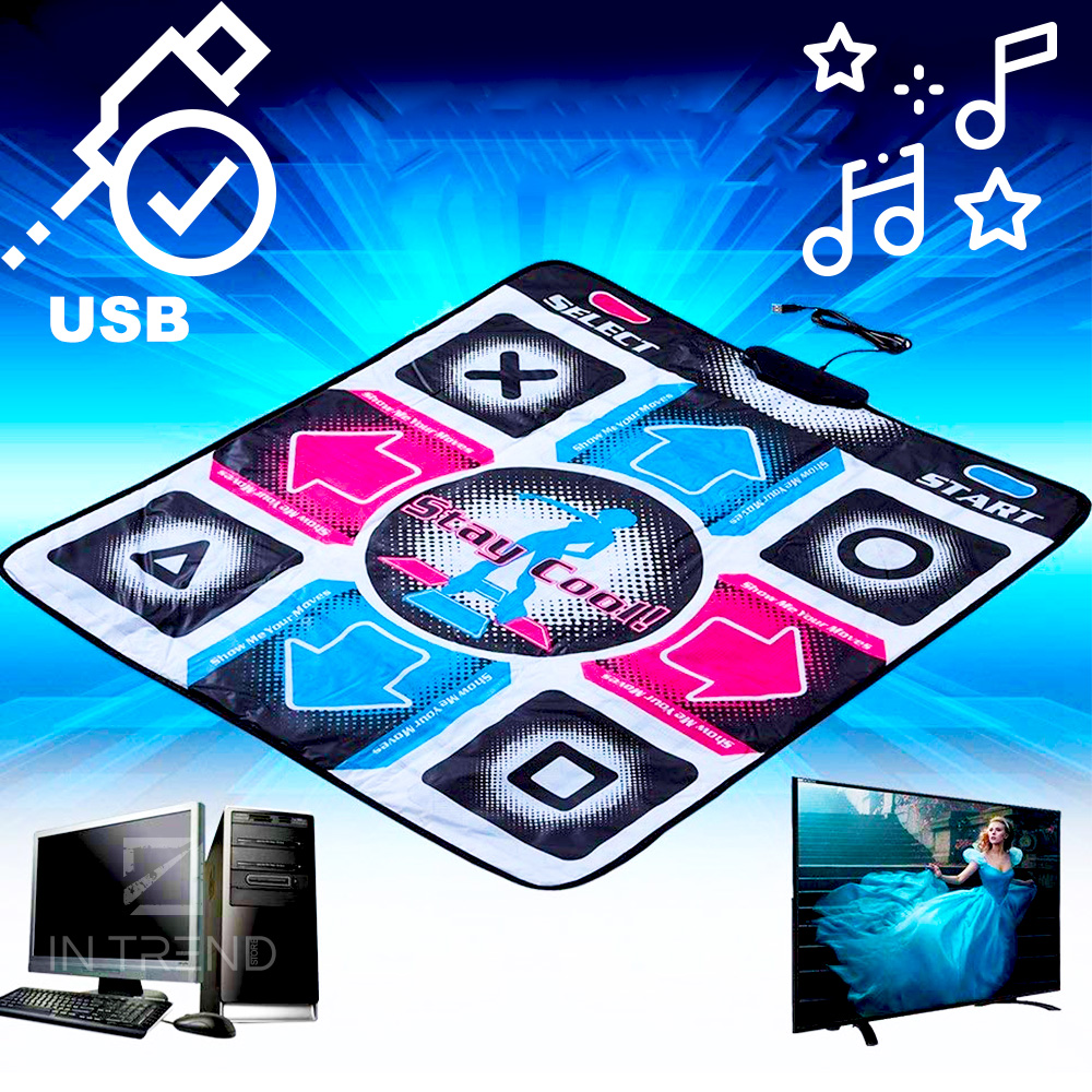 Танцевальный USB коврик DANCE MAT для компьютера ПК - Коврик 2го поколения - мягкая / противоскользящая поверхность / прочная износостойкость для танцев и вечеринок дома
Танцевальный USB коврик DANCE MAT для компьютера ПК - Коврик 2го поколения - мягкая / противоскользящая поверхность / прочная износостойкость для танцев и вечеринок дома