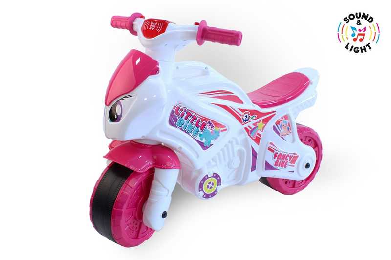 Толокар-Мотоцикл "ТЕХНОК" со световыми и звуковыми эффектами White/Pink (77017)
Толокар-Мотоцикл "ТЕХНОК" со световыми и звуковыми эффектами White/Pink (77017)