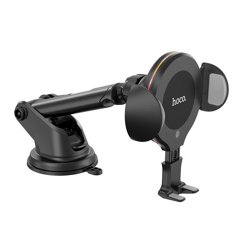 Держатель для телефона в машину с беспроводной зарядкой HOCO CA60 with wireless charger Aspiring. Black
Держатель для телефона в машину с беспроводной зарядкой HOCO CA60 with wireless charger Aspiring. Black