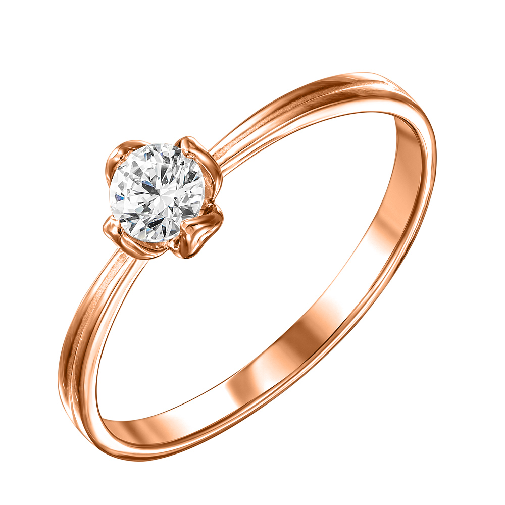 Помолвочное кольцо из красного золота с кристаллом Swarovski 000122767 16 размера
Помолвочное кольцо из красного золота с кристаллом Swarovski 000122767 16 размера