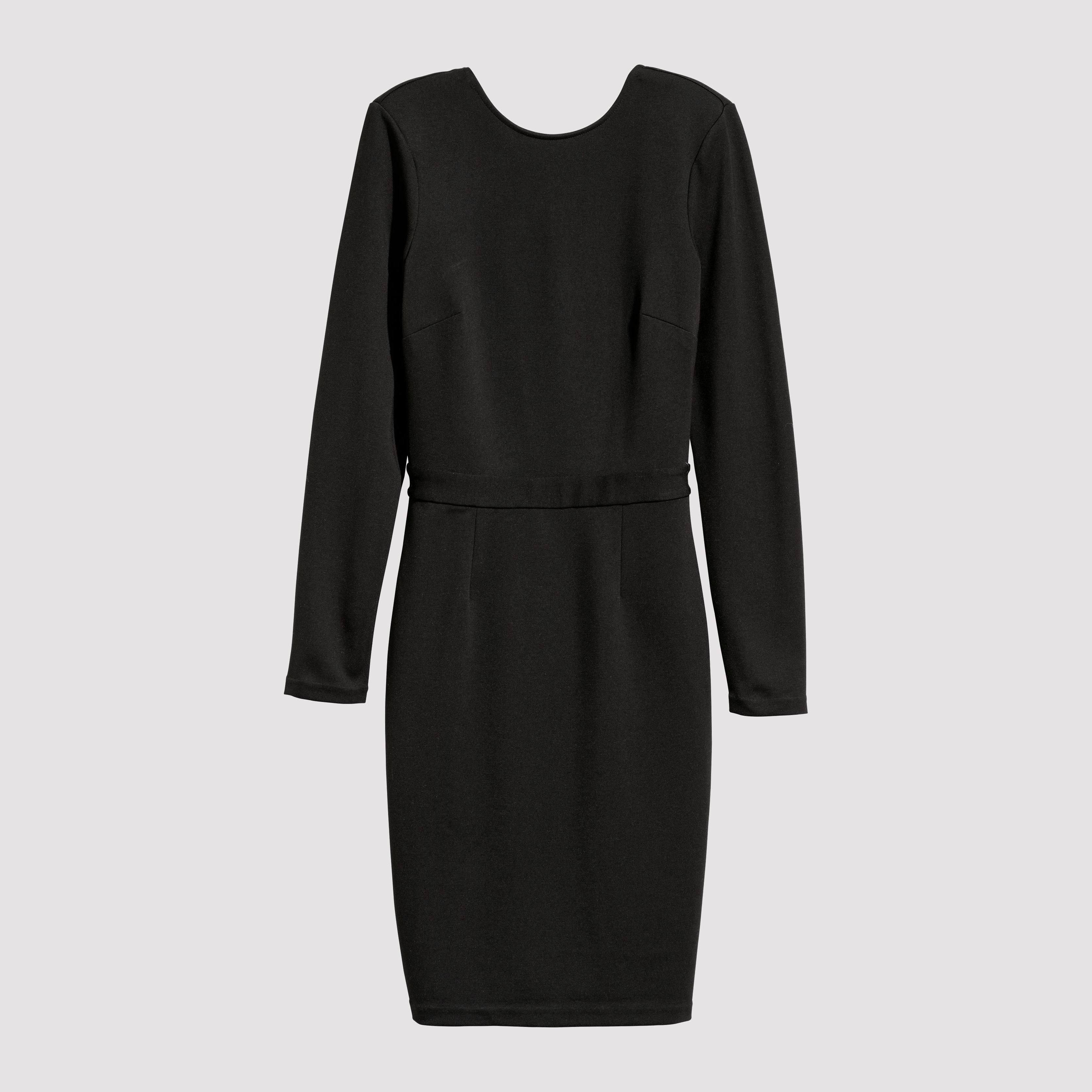 Платье H&M 6106037-AAAD 38 Черное 
Платье H&M 6106037-AAAD 38 Черное