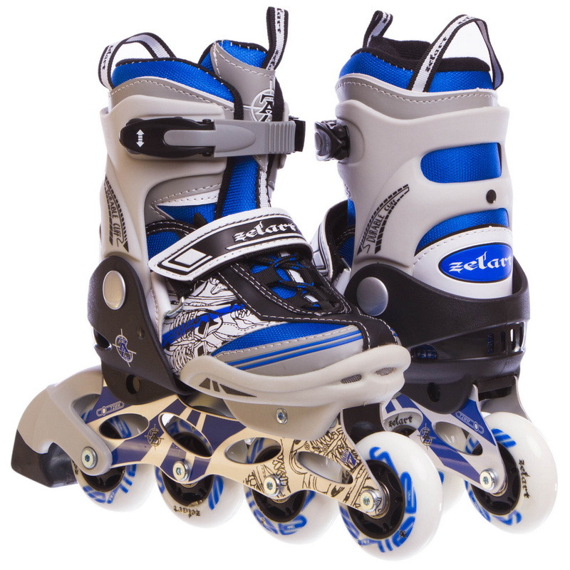 Роликовые коньки раздвижные Zelart My Go Z-633 FREESTYLE размер 32-35 Blue-White
Роликовые коньки раздвижные Zelart My Go Z-633 FREESTYLE размер 32-35 Blue-White