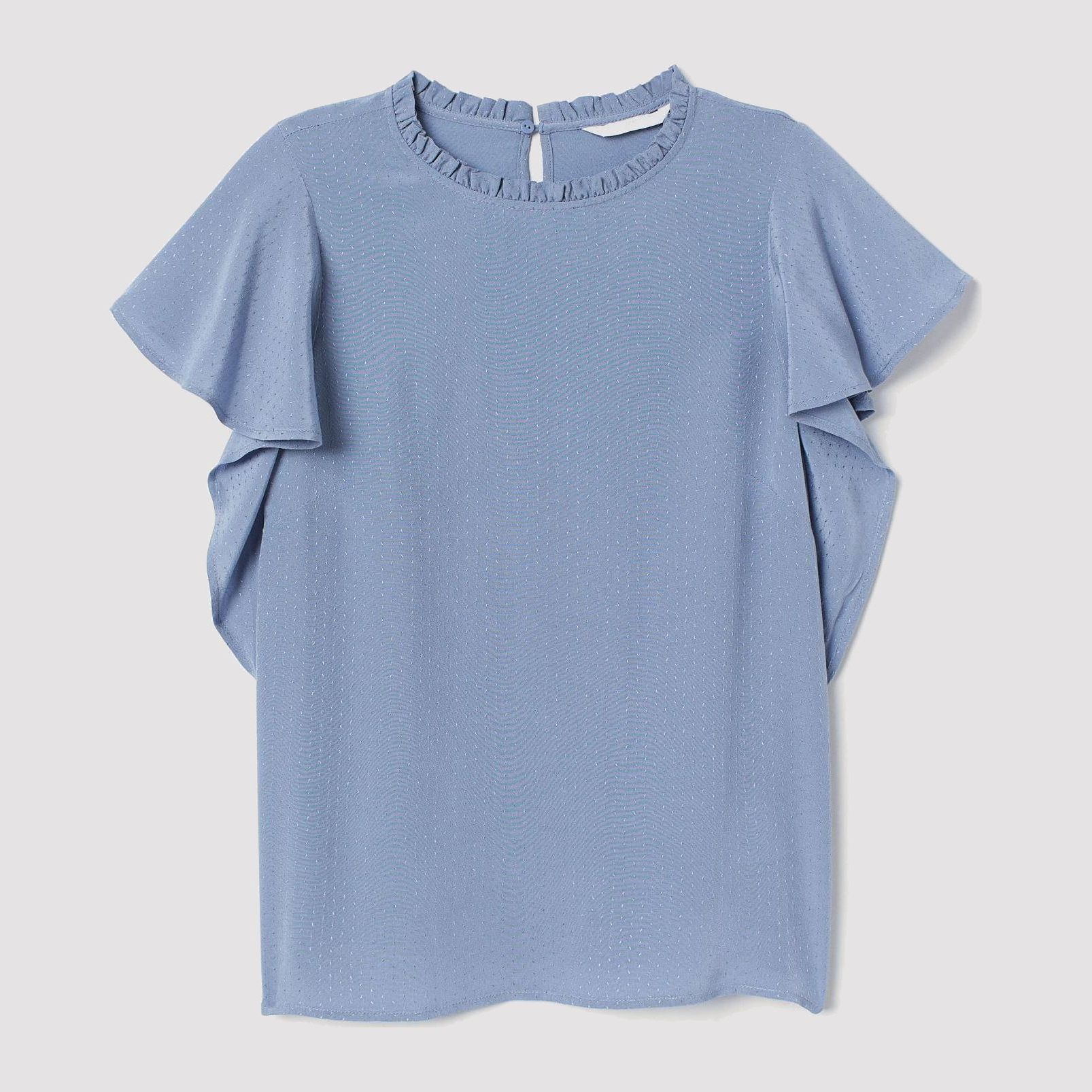 Блузка H&M 7165819-AANS 44 Синяя 
Блузка H&M 7165819-AANS 44 Синяя