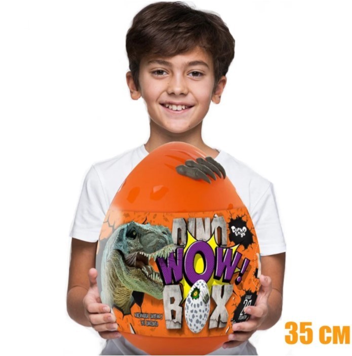 Детский игровой набор для творчества Danko Toys Яйцо динозавра "Dino WOW Box" (35 см., большое. оранжевое)
Детский игровой набор для творчества Danko Toys Яйцо динозавра "Dino WOW Box" (35 см., большое. оранжевое)