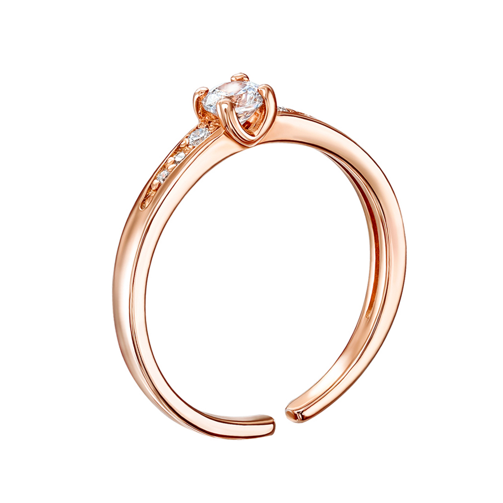 Серебряное кольцо с разомкнутой шинкой с цирконием Swarovski 000119349 14 размера
Серебряное кольцо с разомкнутой шинкой с цирконием Swarovski 000119349 14 размера