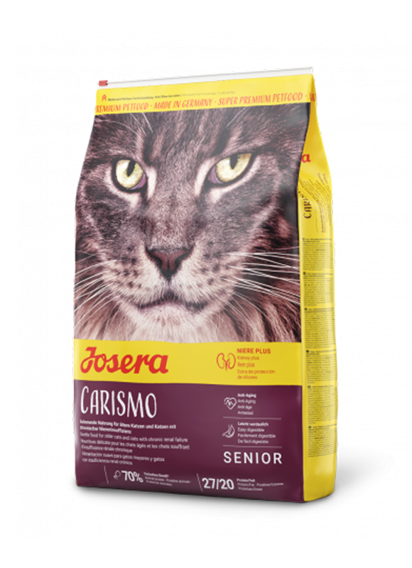 Сухой корм Josera Carismo с птицей для пожилых кошек и кошек с почечной недостаточностью 10 kg
Сухой корм Josera Carismo с птицей для пожилых кошек и кошек с почечной недостаточностью 10 kg