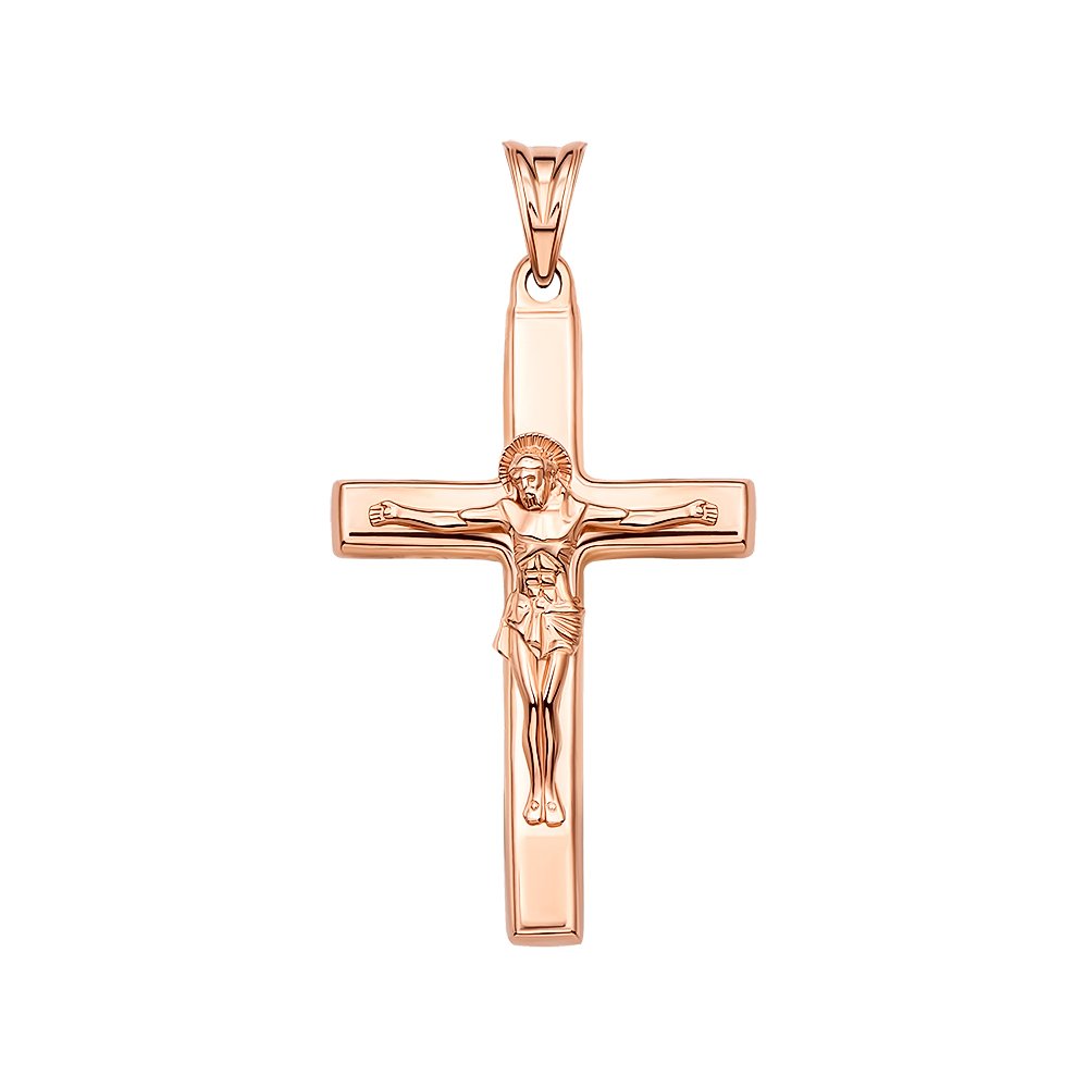 Крестик из красного золота Духовный учитель 000104518
Крестик из красного золота Духовный учитель 000104518