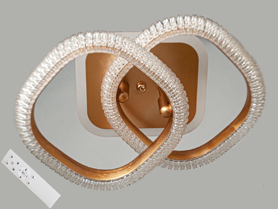 Потолочная LED люстра AlexMosh с диммером и подсветкой 3х цветов 45W цвет золото (244788)
Потолочная LED люстра AlexMosh с диммером и подсветкой 3х цветов 45W цвет золото (244788)