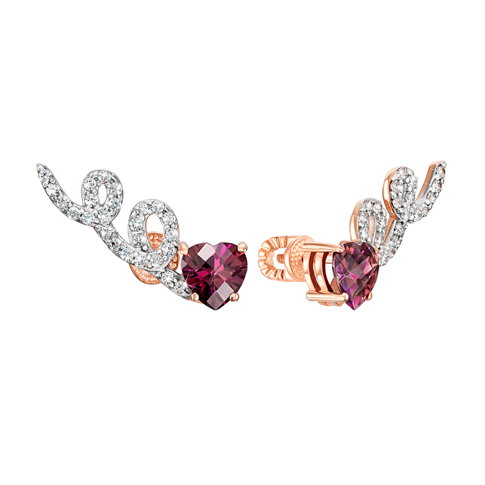 Серьги-пуссеты из красного золота с цирконием Swarovski и родированием 000138733
Серьги-пуссеты из красного золота с цирконием Swarovski и родированием 000138733