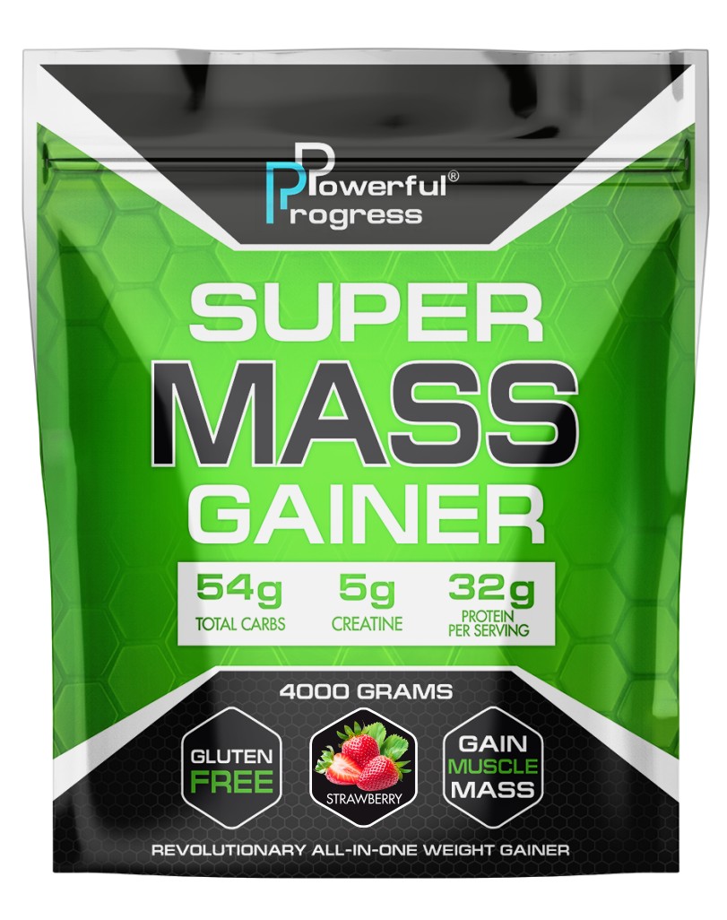 Гейнер высокобелковый Супер Масс Powerful Progress Super Mass Gainer 4 кг клубника
Гейнер высокобелковый Супер Масс Powerful Progress Super Mass Gainer 4 кг клубника
