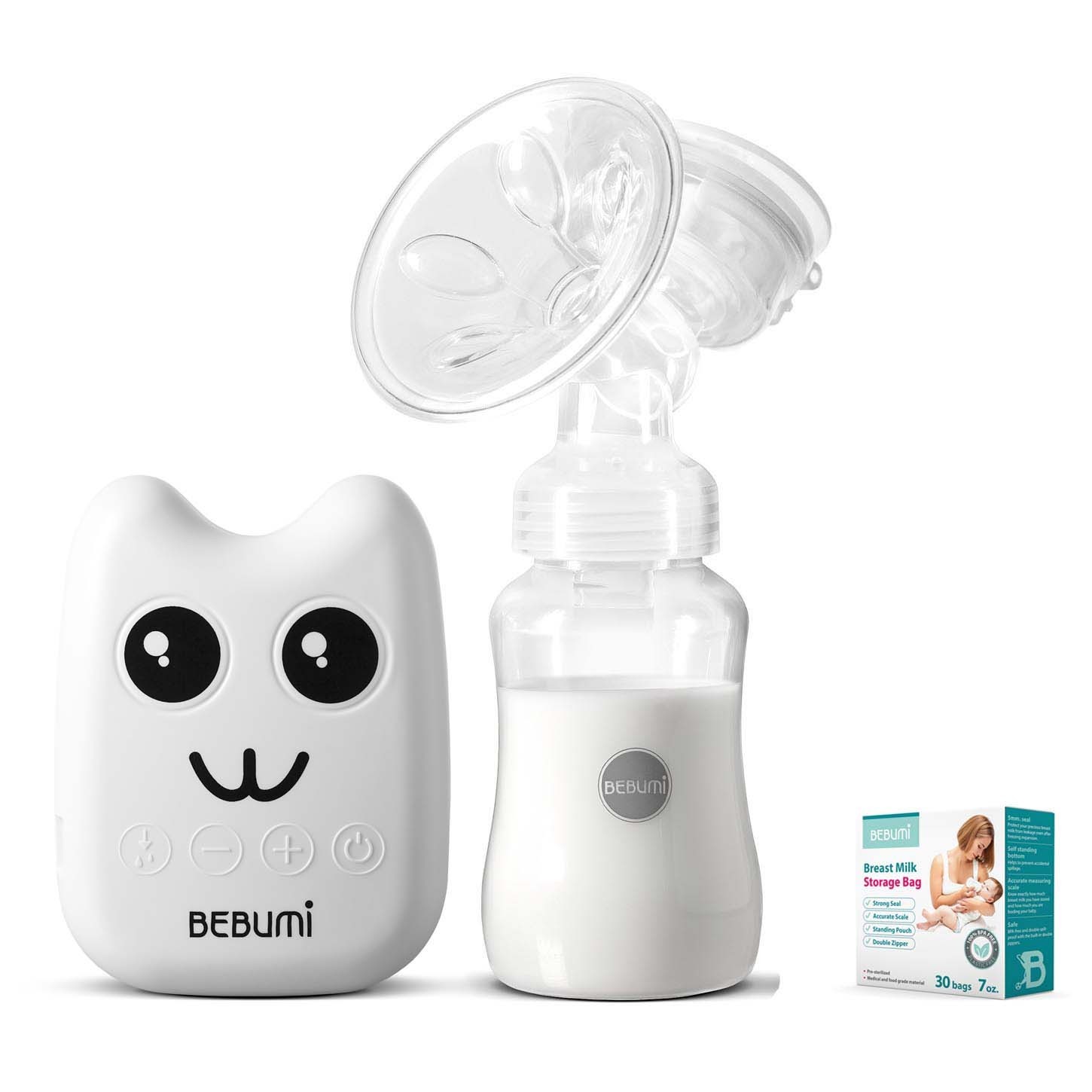 Электрический молокоотсос Bebumi BS Eco (B white) с силиконовой соской + пакеты для хранения грудного молока Bebumi 30 штук
Электрический молокоотсос Bebumi BS Eco (B white) с силиконовой соской + пакеты для хранения грудного молока Bebumi 30 штук