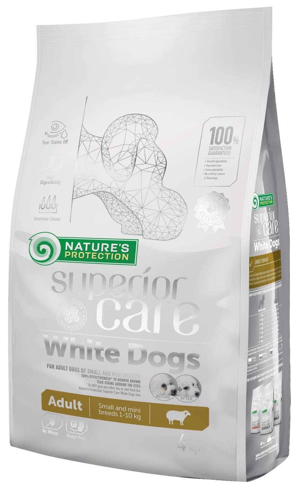 Корм для собак мелких пород с белой шерстью Nature's Protection Superior Care White Dog Small And Mini Breeds Lamb 4 кг
Корм для собак мелких пород с белой шерстью Nature's Protection Superior Care White Dog Small And Mini Breeds Lamb 4 кг