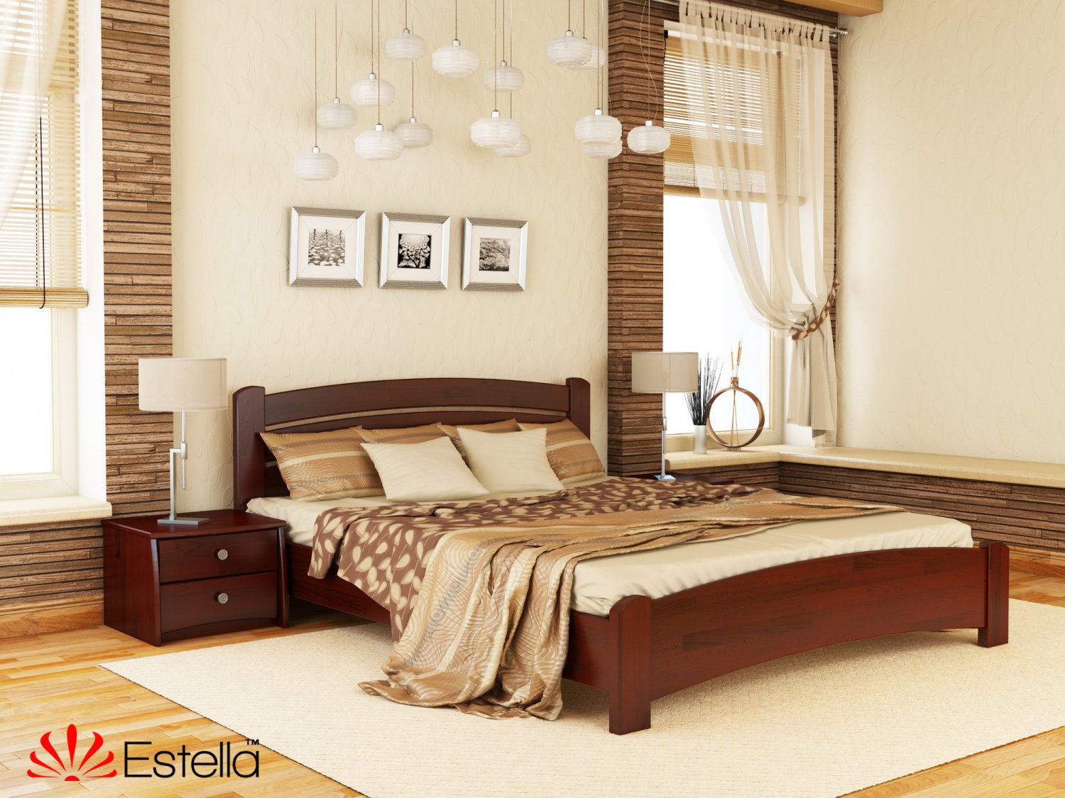 Кровать двуспальная Венеция Люкс Estella 140х190 104 - красное дерево Щит 2Л25
Кровать двуспальная Венеция Люкс Estella 140х190 104 - красное дерево Щит 2Л25