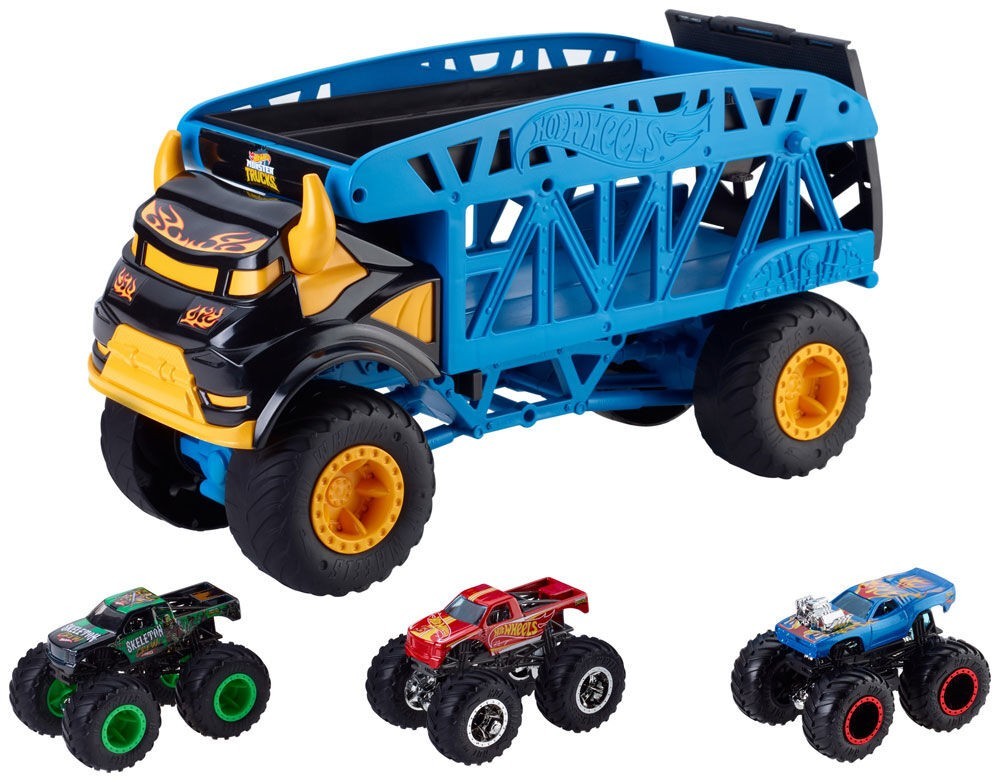 Набор Hot Wheels Монстро-транспортер и 3 машинки Автовоз Тягач Хот Вилс Monster Trucks Monster Mover Transport Truck Синий (GGB64)
Набор Hot Wheels Монстро-транспортер и 3 машинки Автовоз Тягач Хот Вилс Monster Trucks Monster Mover Transport Truck Синий (GGB64)