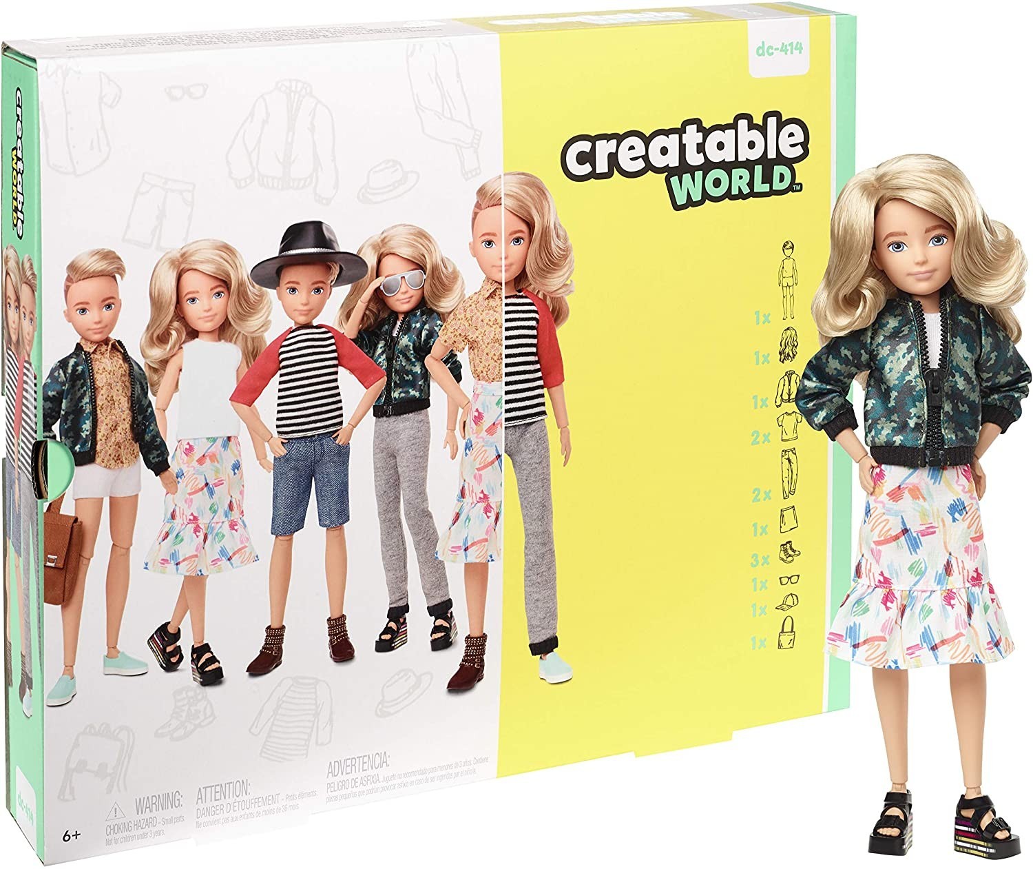 Игровой набор Mattel Кукла Создаваемый мир Светлые волосы Creatable World Deluxe Blonde Wavy Hair Character Customizable (GGT67)
Игровой набор Mattel Кукла Создаваемый мир Светлые волосы Creatable World Deluxe Blonde Wavy Hair Character Customizable (GGT67)