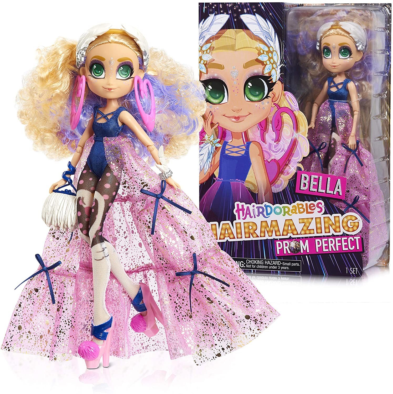 Кукла Just Play Хэрдораблс Большая Белла Потрясающий выпускной Hairdorables Hairmazing Bella Prom Perfect Fashion Doll (23828)
Кукла Just Play Хэрдораблс Большая Белла Потрясающий выпускной Hairdorables Hairmazing Bella Prom Perfect Fashion Doll (23828)