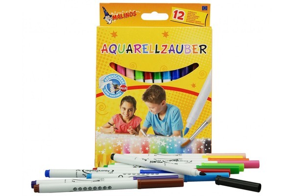 Акварельные фломастеры MALINOS Aquarellzauber на водной основе 12 шт (MA-300033)
Акварельные фломастеры MALINOS Aquarellzauber на водной основе 12 шт (MA-300033)