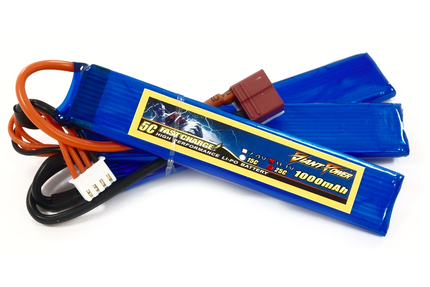 Акумулятор для страйкбола Giant Power (Dinogy) Li-Pol 1000 мАг 11.1 В 103x20x5,5 мм T-Plug
Акумулятор для страйкбола Giant Power (Dinogy) Li-Pol 1000 мАг 11.1 В 103x20x5,5 мм T-Plug