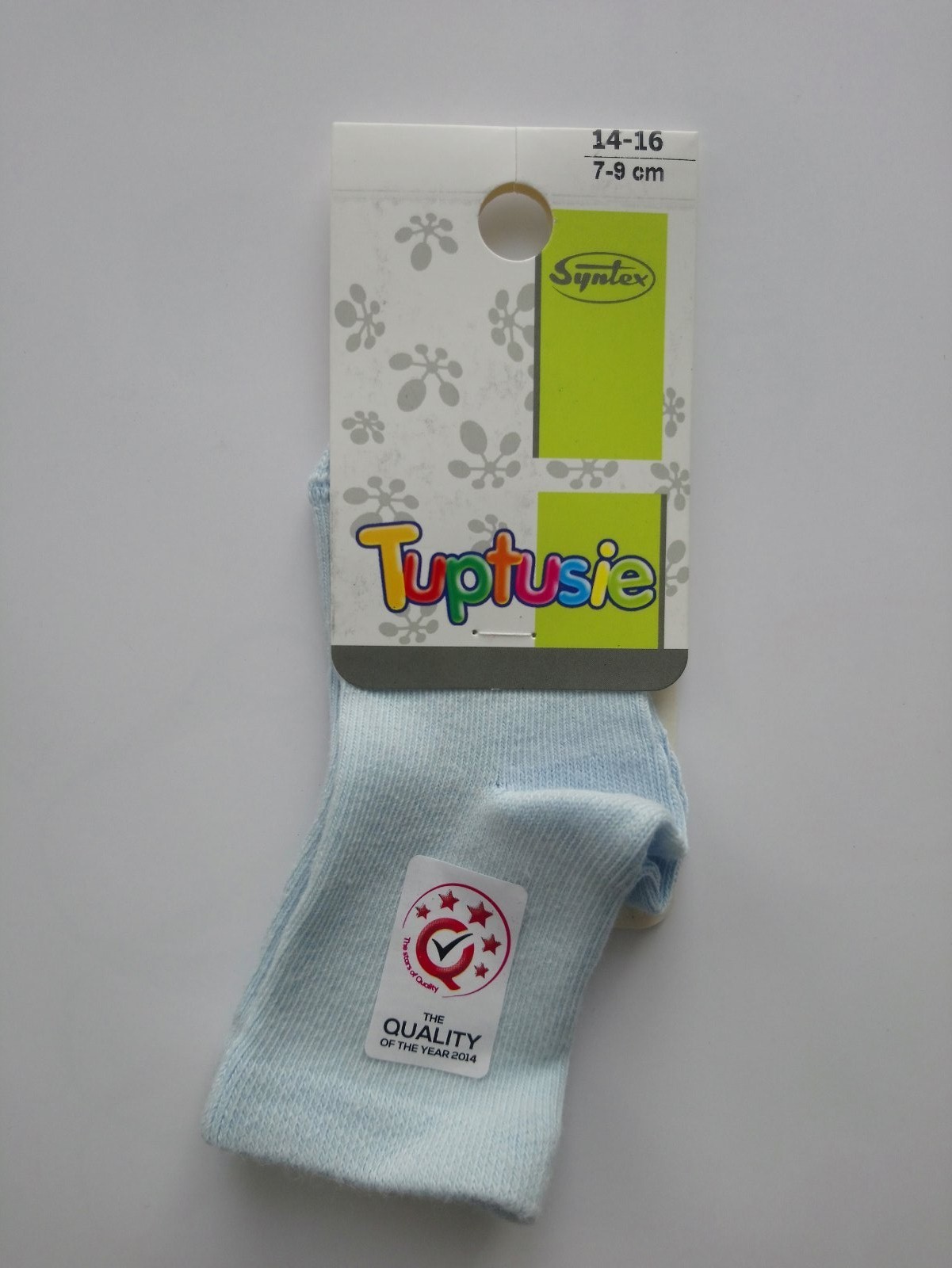 Шкарпетки дитячі однотонні Tuptusie SYNTEX (голубий) р. - (7-9 см, Шкарпетки дитячі однотонні Tuptusie SYNTEX (голубий) р. 14-16 (7-9 см)
Шкарпетки дитячі однотонні Tuptusie SYNTEX (голубий) р. - (7-9 см, Шкарпетки дитячі однотонні Tuptusie SYNTEX (голубий) р. 14-16 (7-9 см)