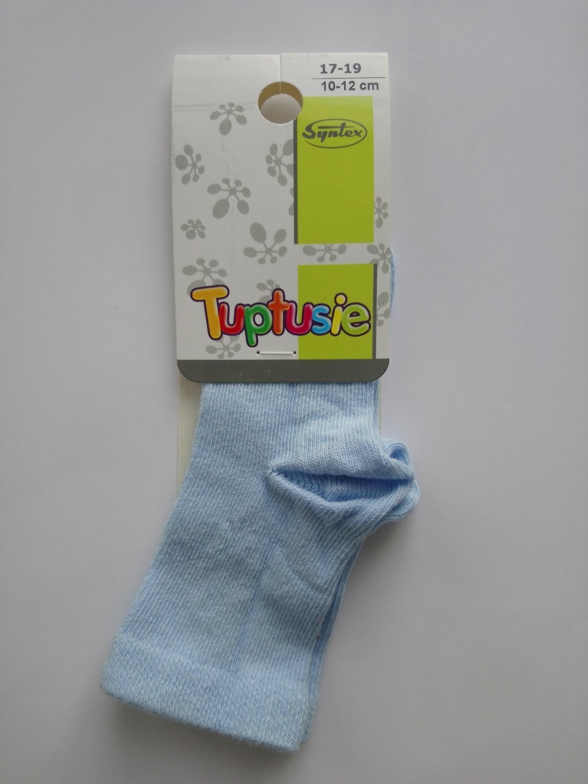 Шкарпетки дитячі однотонні Tuptusie SYNTEX (голубі) р. - (10-12 см, Шкарпетки дитячі однотонні Tuptusie SYNTEX (голубі) р. 17-19 (10-12 см)
Шкарпетки дитячі однотонні Tuptusie SYNTEX (голубі) р. - (10-12 см, Шкарпетки дитячі однотонні Tuptusie SYNTEX (голубі) р. 17-19 (10-12 см)