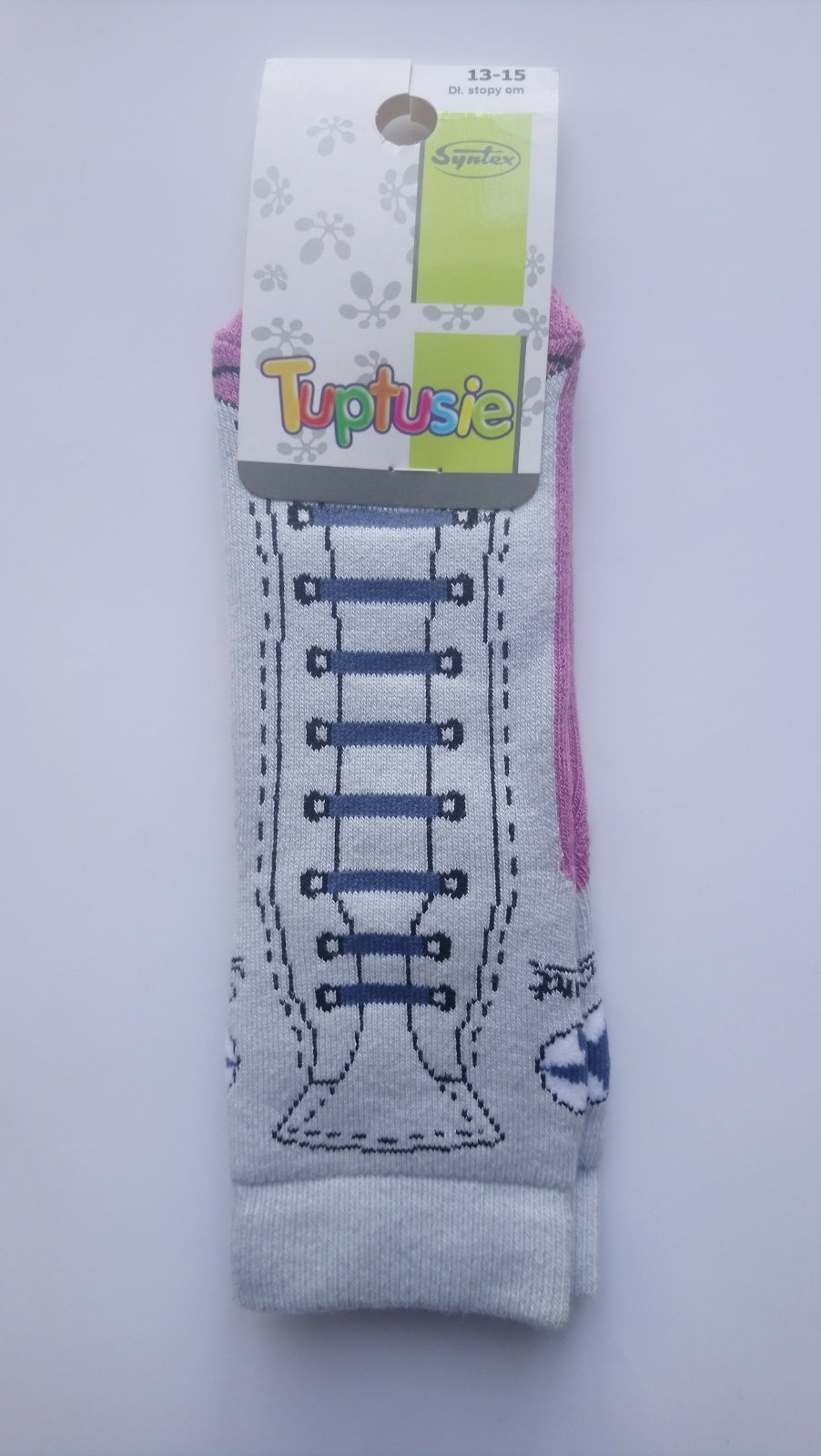 Шкарпетки дитячі махрові з малюнком Tuptusie SYNTEX (попелясті/стиль взуття) р. - (13-15 см, Шкарпетки дитячі махрові з малюнком Tuptusie SYNTEX (попелясті/стиль взуття) р. 20-24 (13-15 см)
Шкарпетки дитячі махрові з малюнком Tuptusie SYNTEX (попелясті/стиль взуття) р. - (13-15 см, Шкарпетки дитячі махрові з малюнком Tuptusie SYNTEX (попелясті/стиль взуття) р. 20-24 (13-15 см)