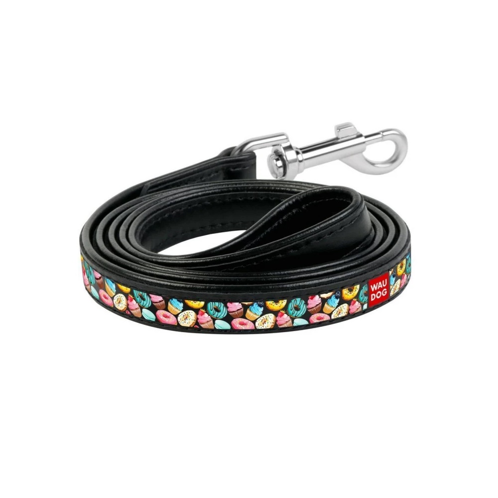 Поводок кожаный для собак с рисунком Пончики Collar Waudog Printed 12 мм/122 см, черный
Поводок кожаный для собак с рисунком Пончики Collar Waudog Printed 12 мм/122 см, черный